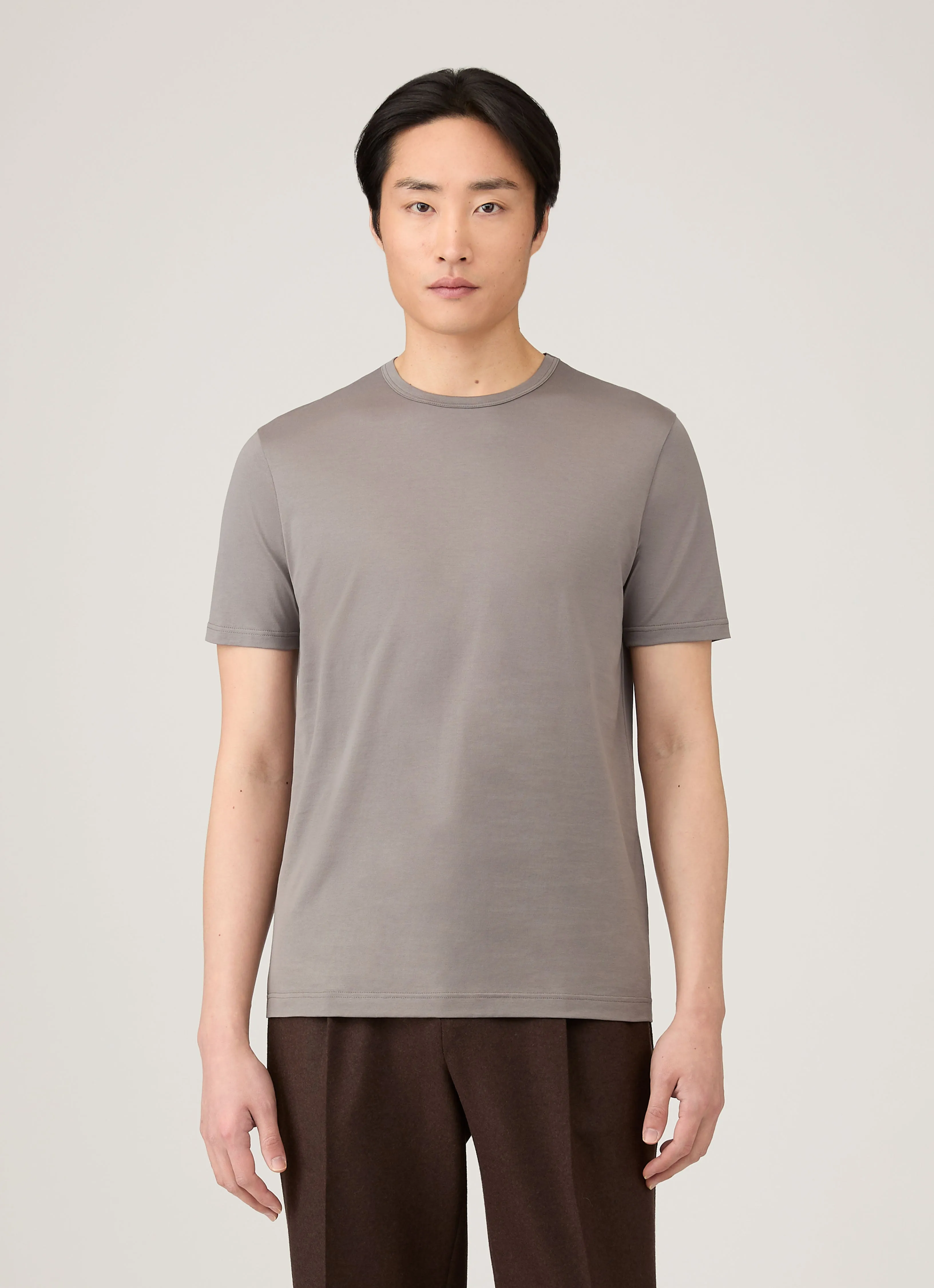 Men's Classic T-shirt in Iron Grey DropShoulderDesign