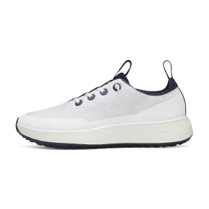 Men's Tree Runner Go - Utility - Blizzard/Deep Navy (Natural White Sole) Flex Technology Break Run