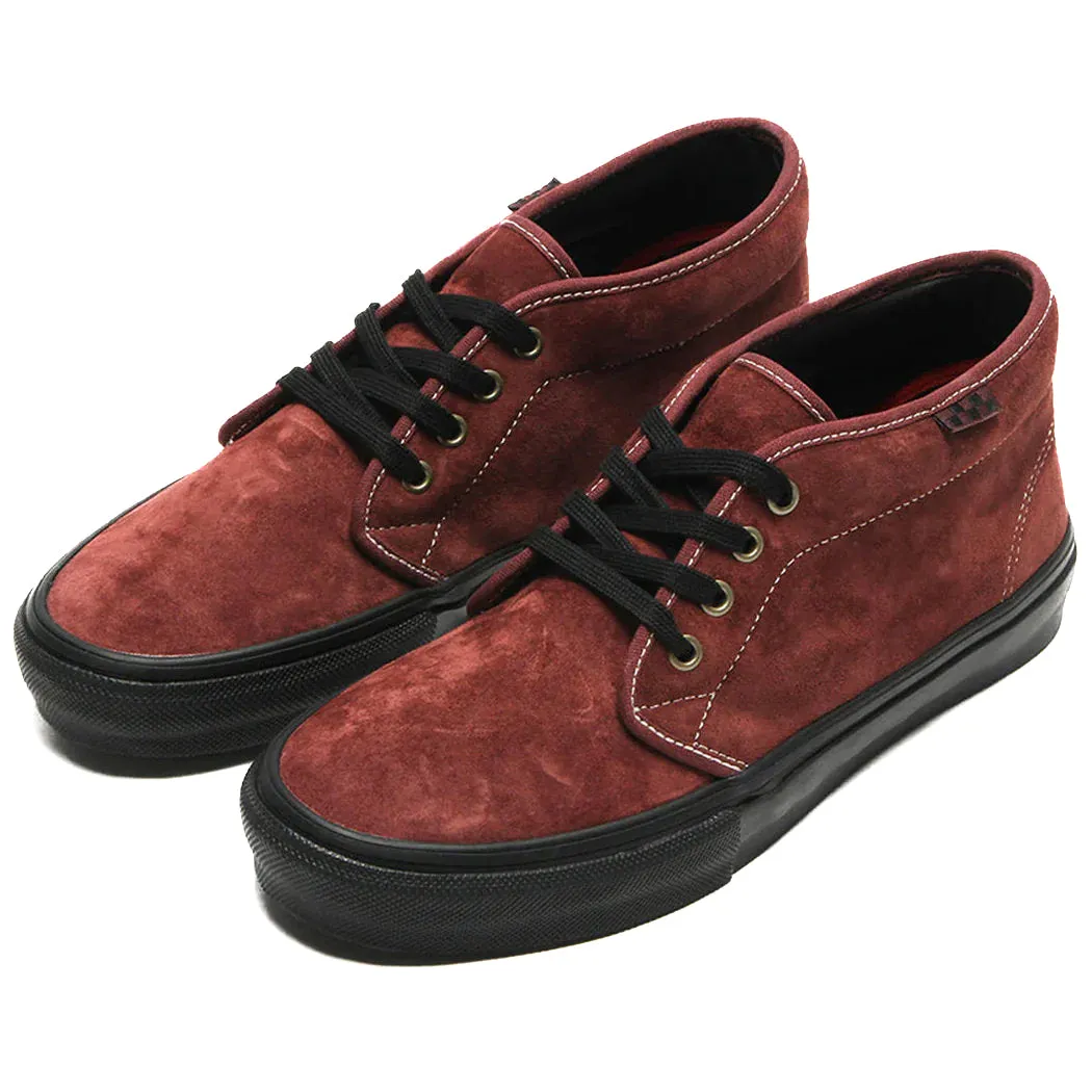 Vans - Skate Chukka (Dark Red/Black) *SALE Air Circulation Daily Mood