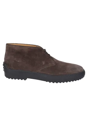 Goodyear Welted Dark Brown Suede Polacchino
