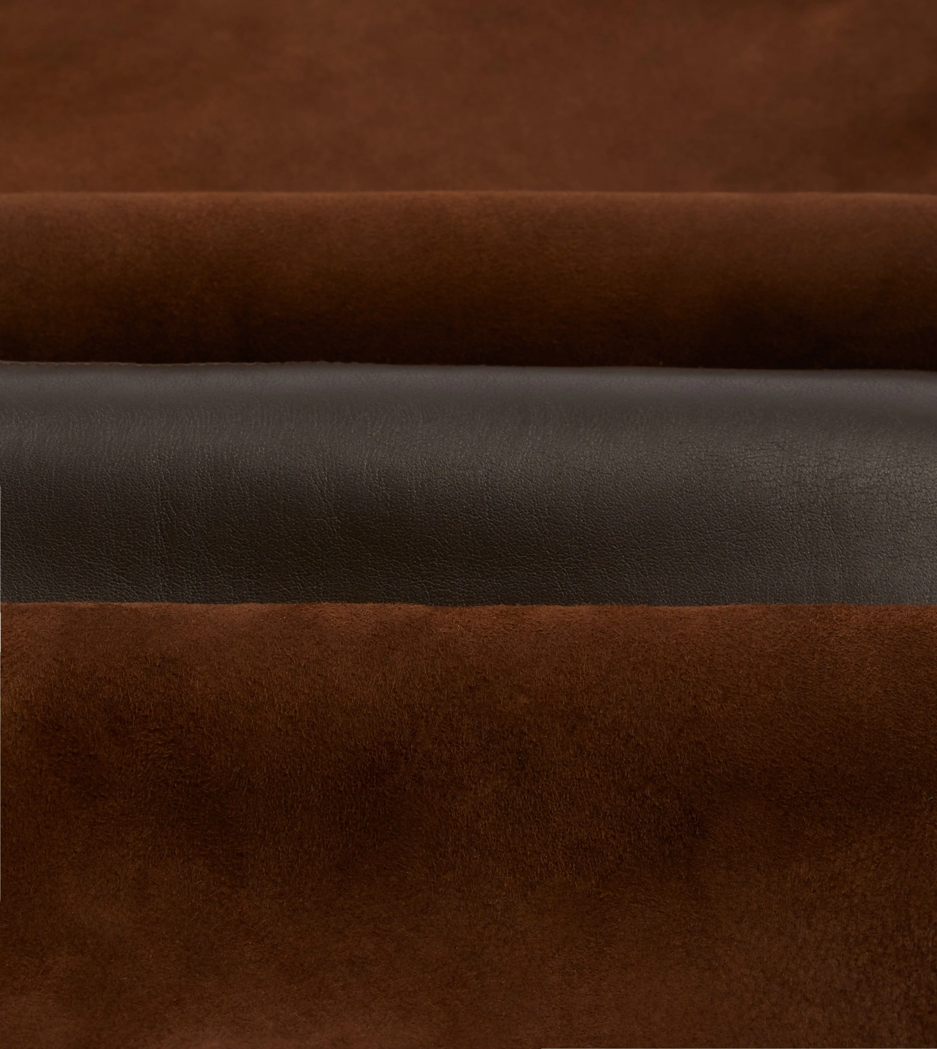 Moisture Control Fibers Dark Brown Suede Shearling Vest