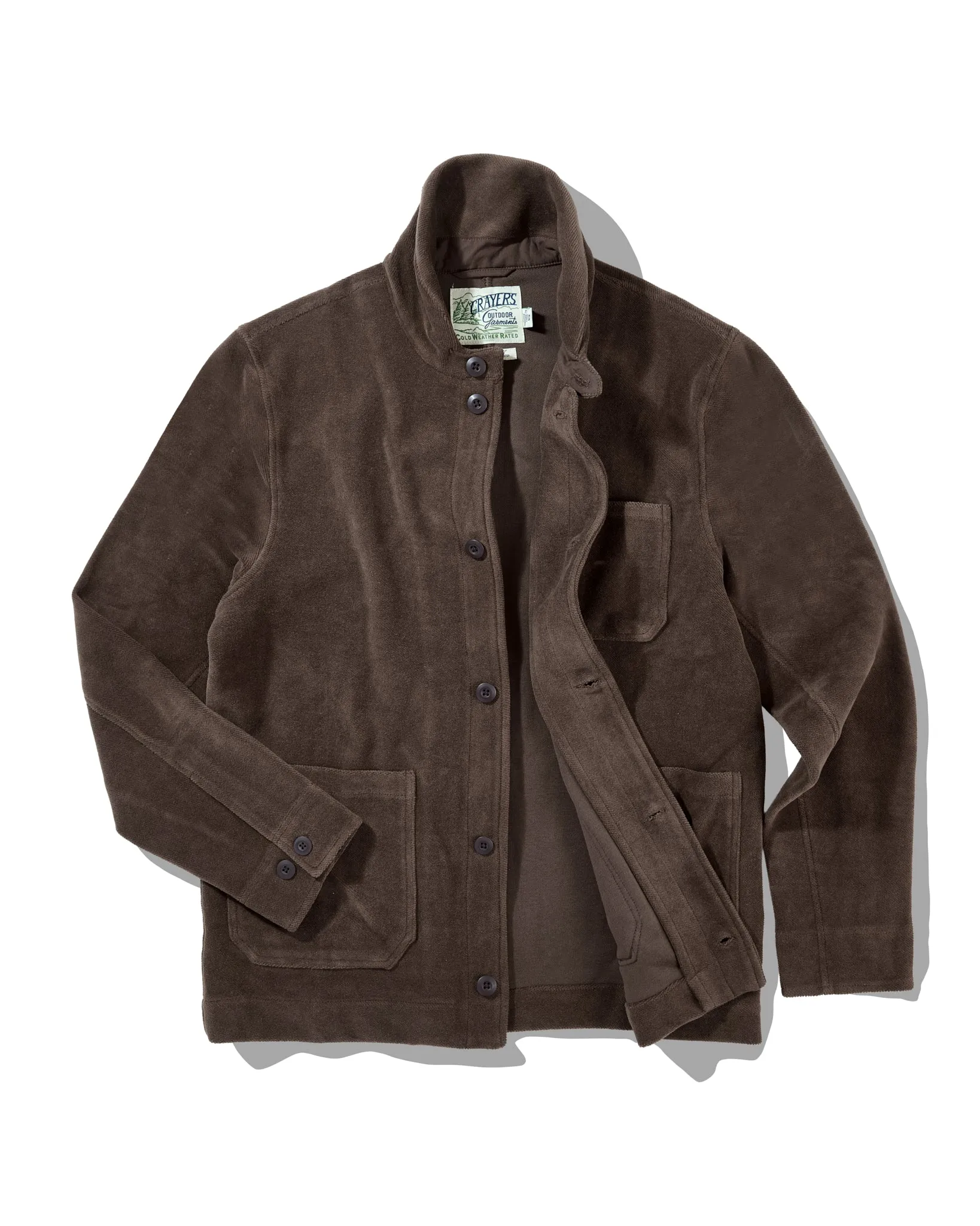 Defender Melville Deck Jacket - Dark Earth Low Profile Fastening BondedZipperGuards