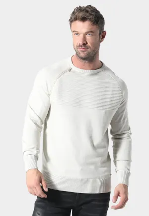 MidWeight Construction MultiPly Yarn Construction Delphi Ecru Knitwear
