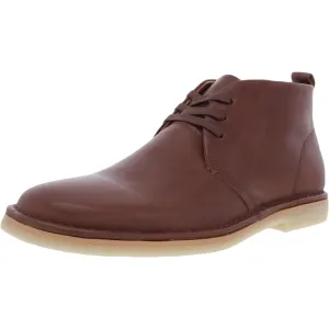Soft Material Neutral Office Desert  Mens Suede Lace-Up Chukka Boots