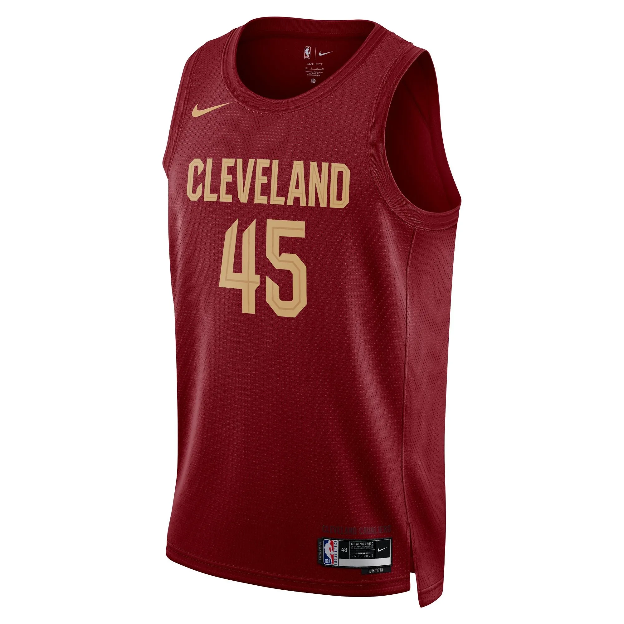 Donovan Mitchell Cleveland Cavaliers Icon Edition 2022/23 Nike Dri-FIT NBA Swingman Jersey Lightweight Lining