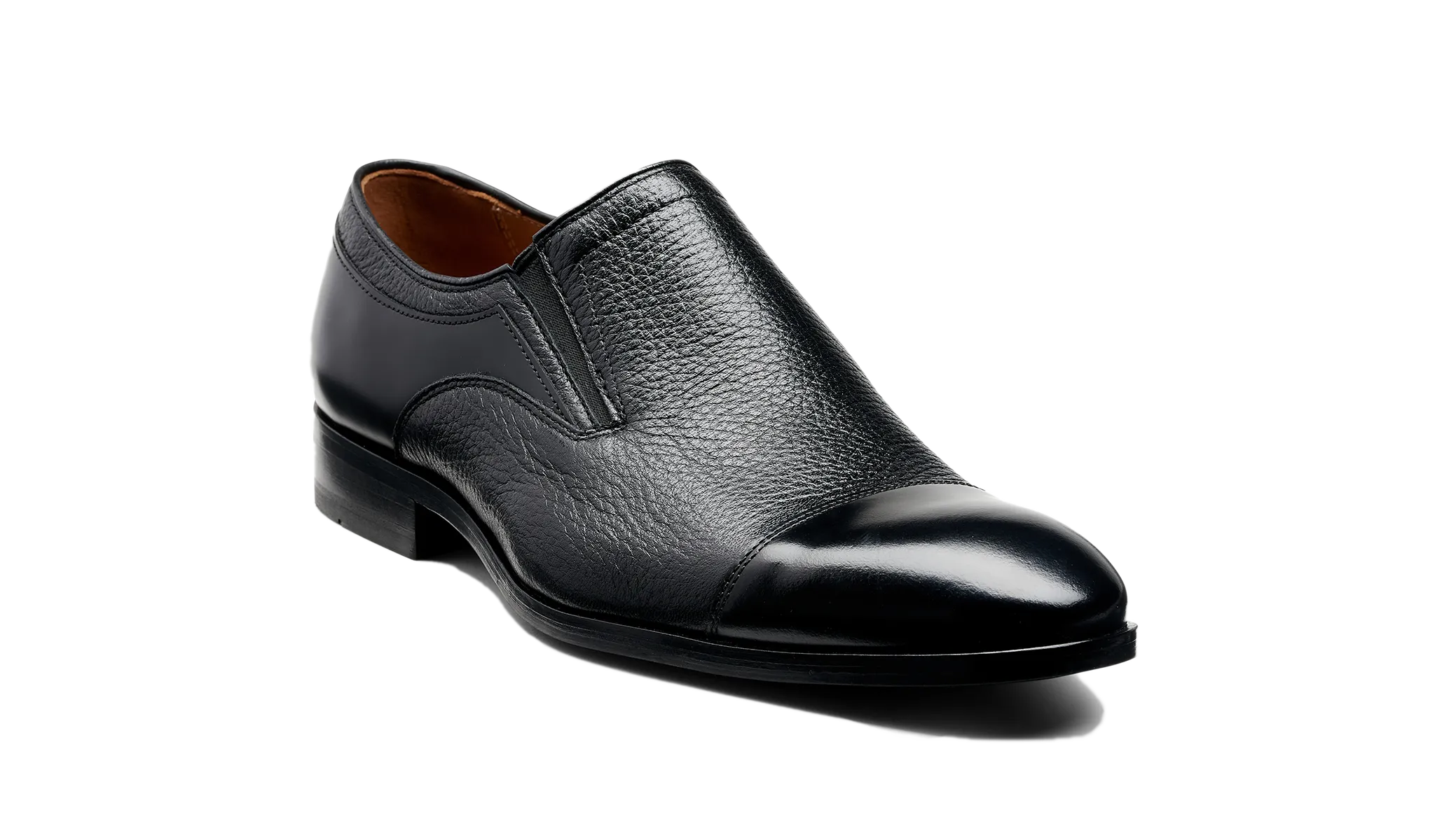 Trail Lane Patina Effect Dover - Black Hishine Black Cervo