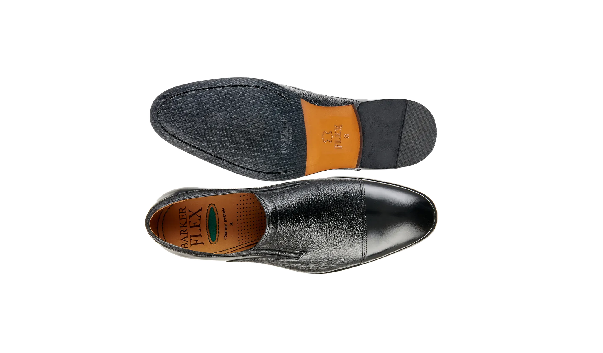 All-season Leather Shoes Bright Pace Dover - Black Hishine Black Cervo