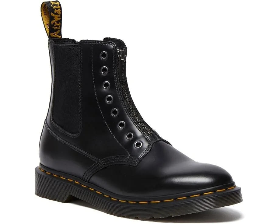 Standing Task Leadership Summit Dr. Martens 1460 R31943001 Boots Men's  Black Leather Round Toe JOBB459