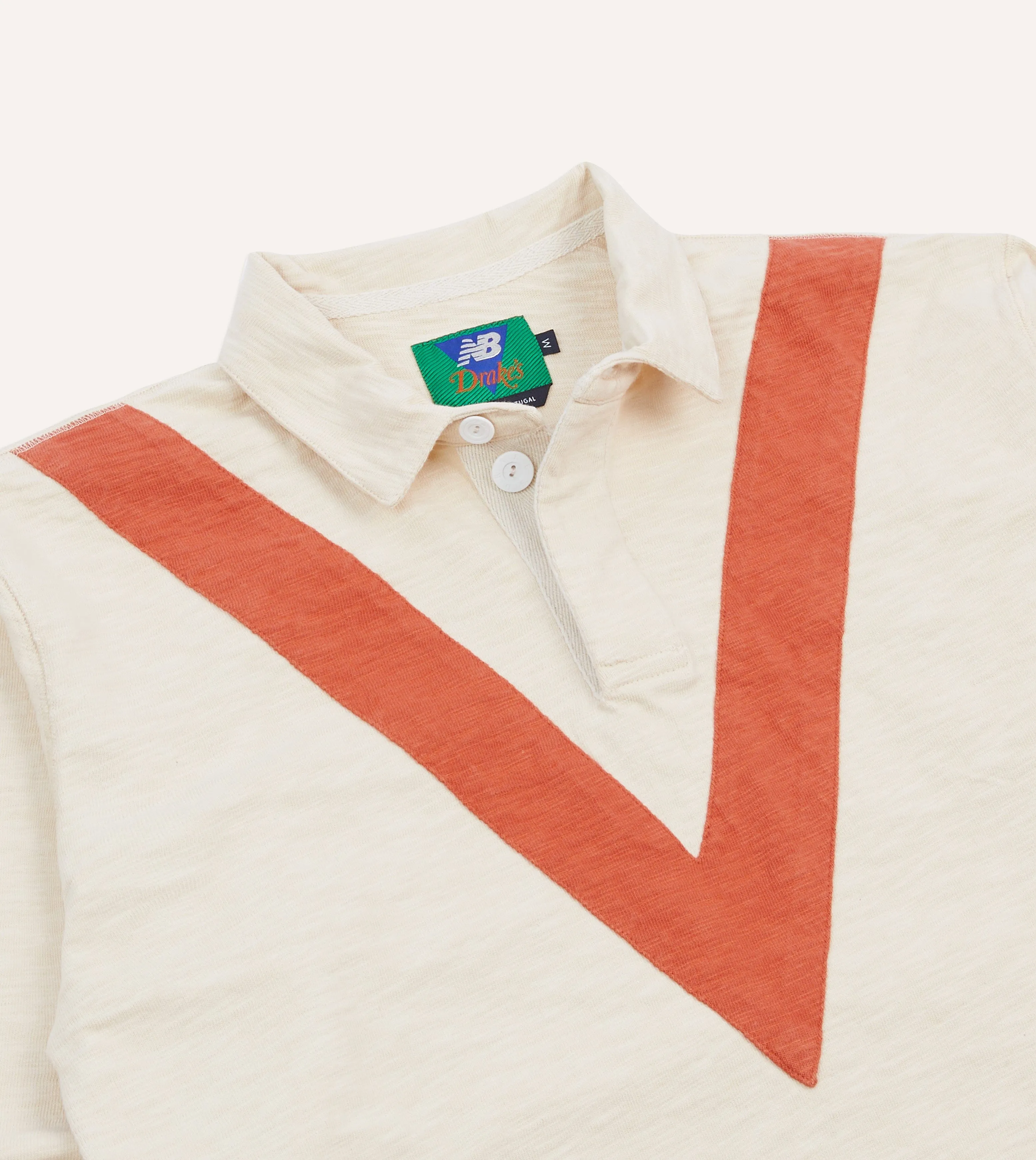 Weekend Style Trend Drake??s and New Balance '82 Flam?? Rugby Shirt