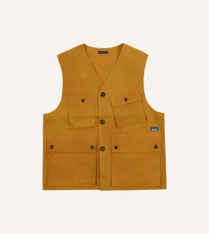 Stylish Chill Piece Drake's and New Balance Ripstop Cotton Utility Vest