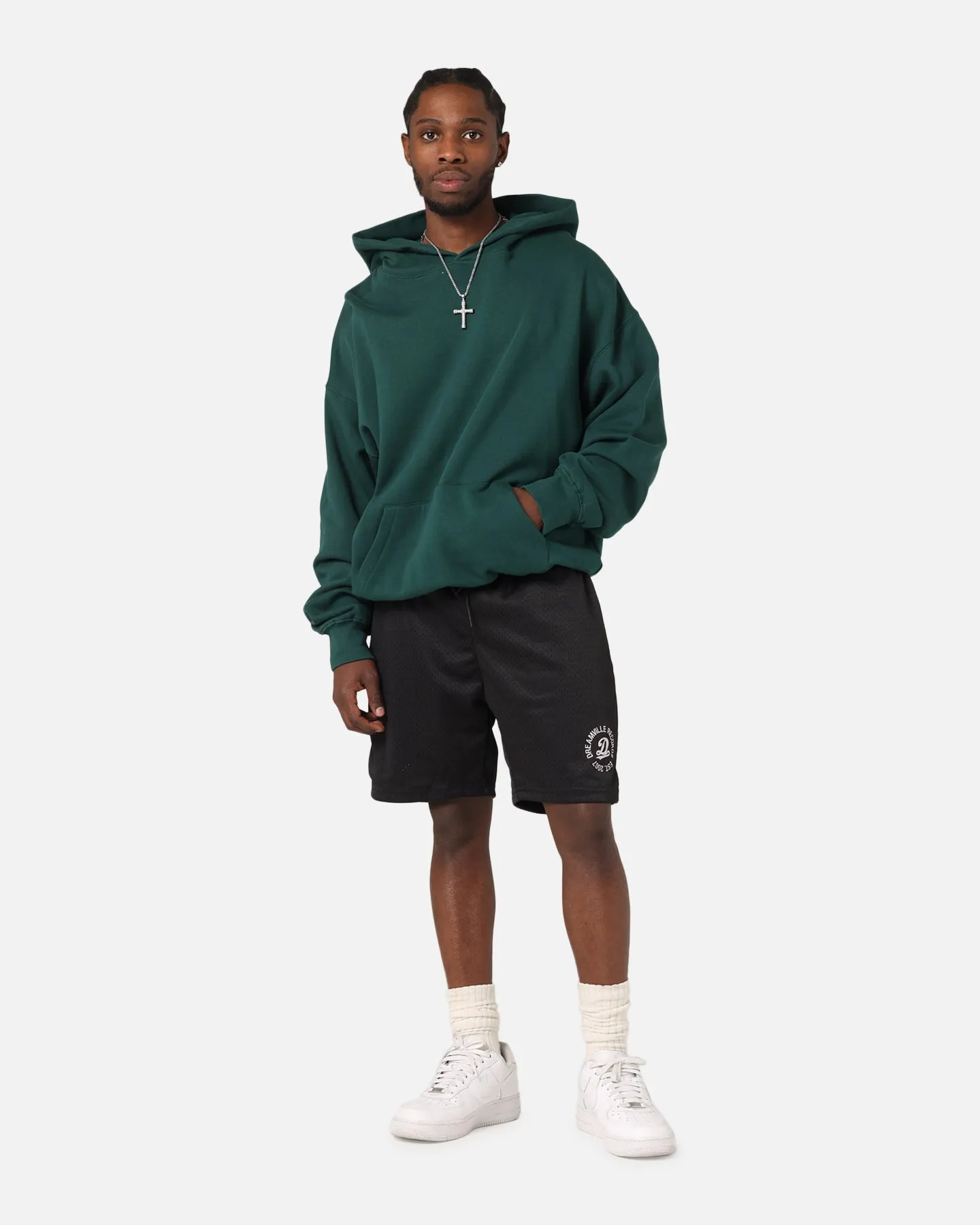 Dreamville Records Mesh Shorts Black Mesh dance clothing