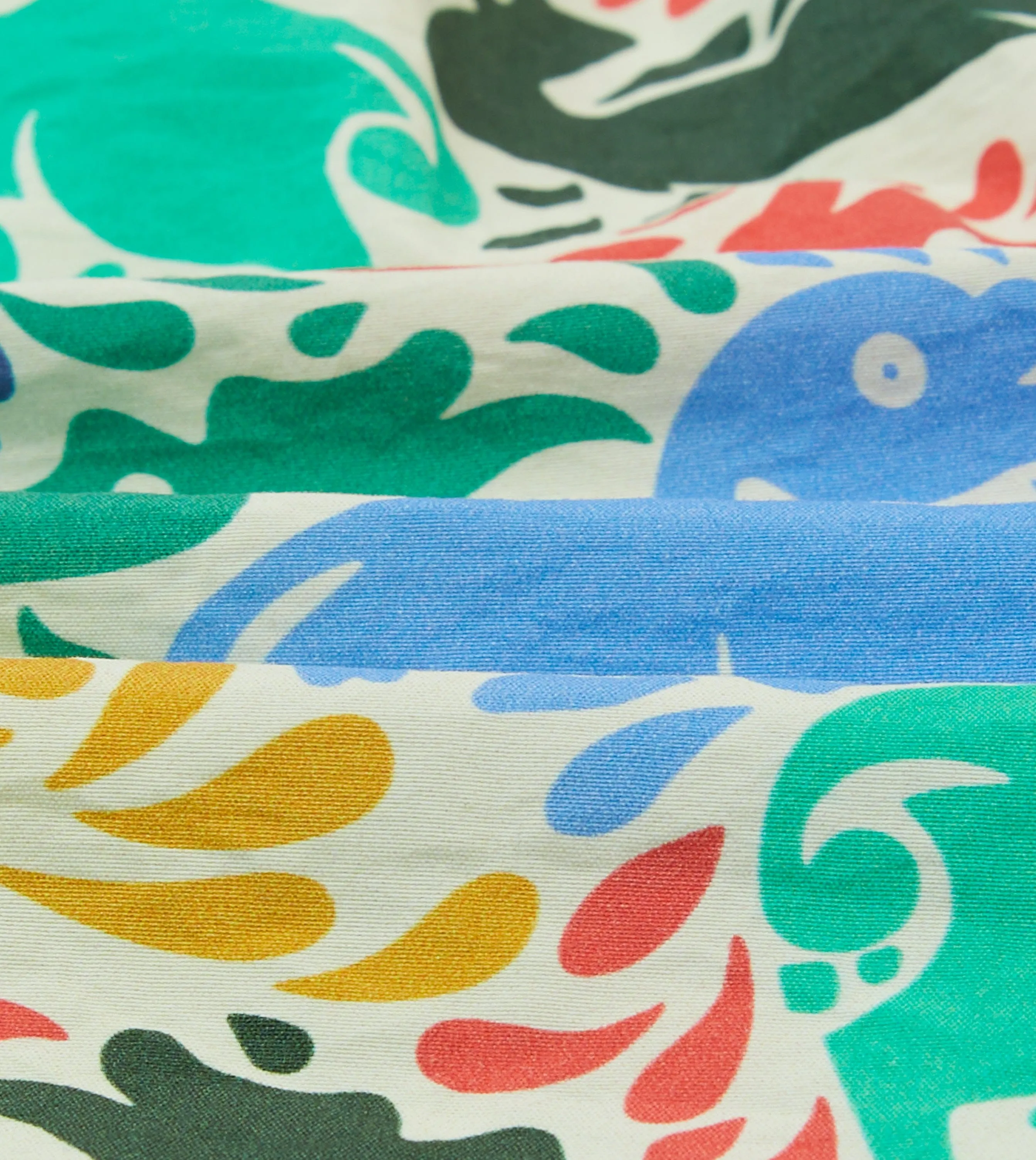 Classic Vibe Ducks Print Nylon Drawstring Swim Shorts