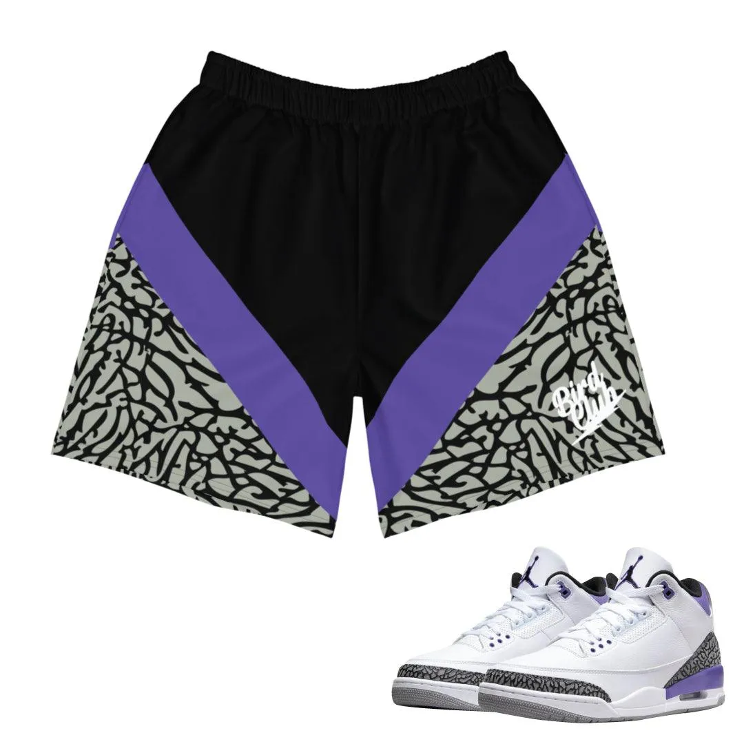 Relaxed Design Summer Fun Retro 3 Dark Iris Shorts