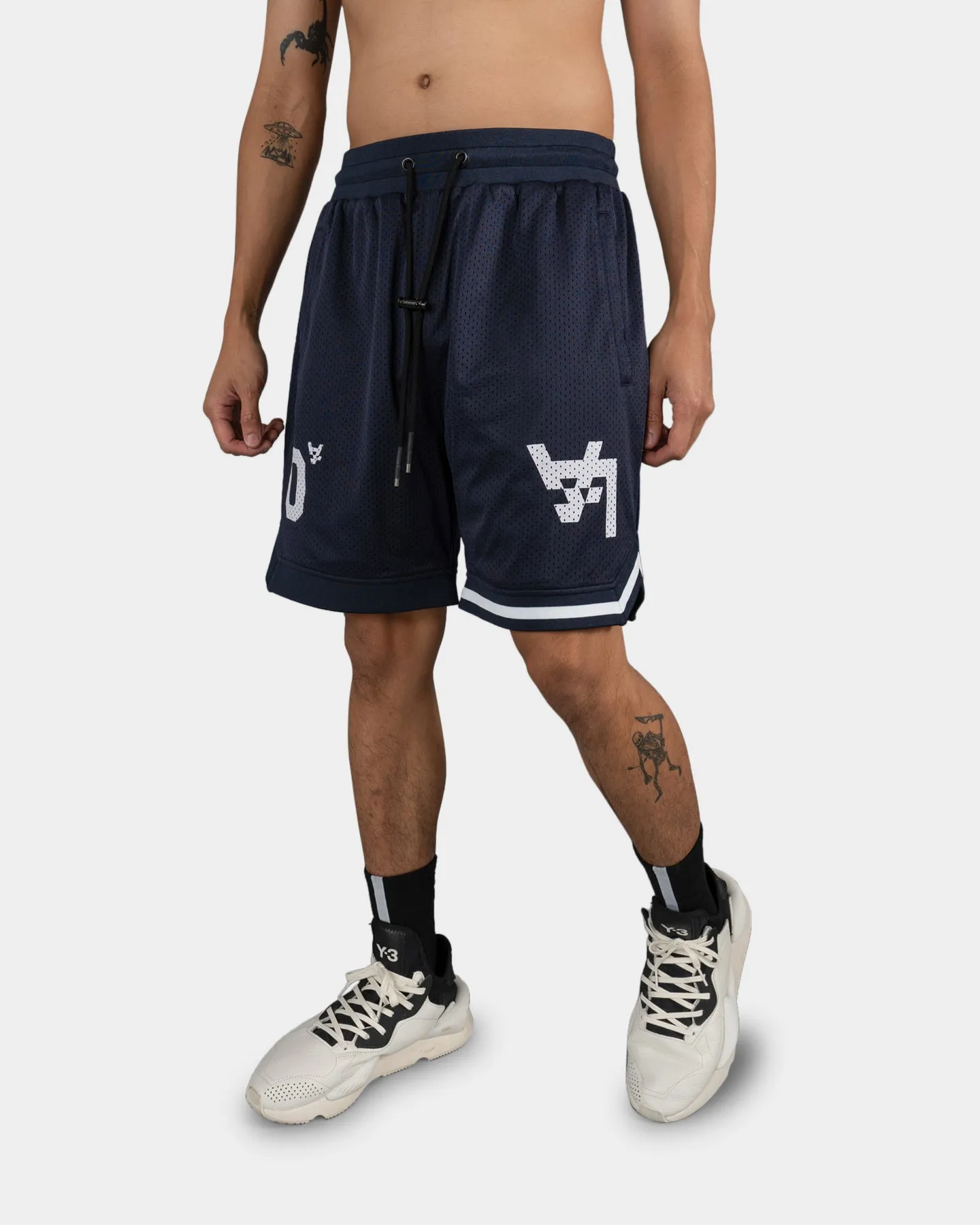 The Anti Order Los Angeles Champions Basketball Short Navy/White Printed Pattern Fit Design