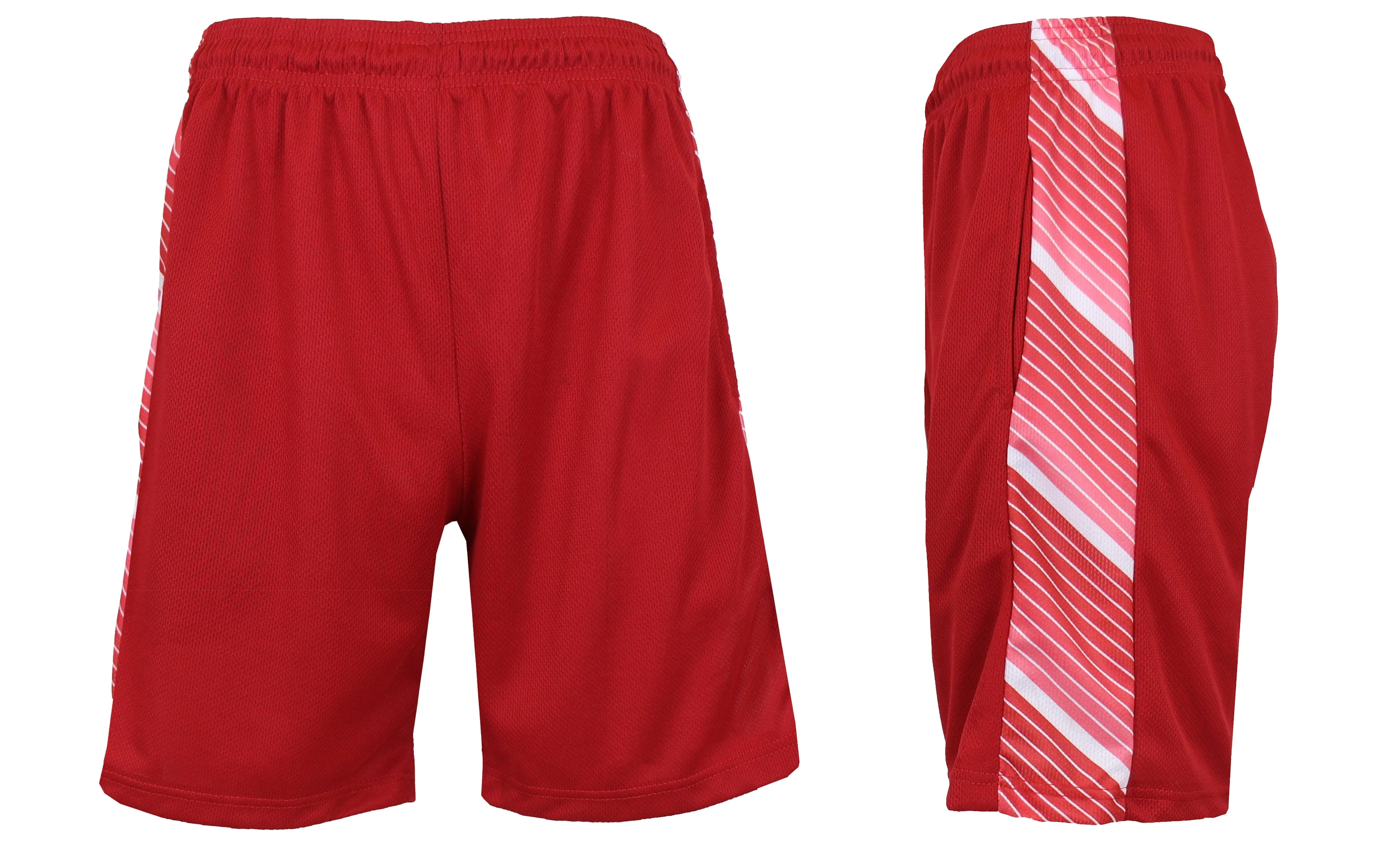 Eco - friendly Anti Pilling Technology Men's Active Mesh Shorts With Side Trim Design