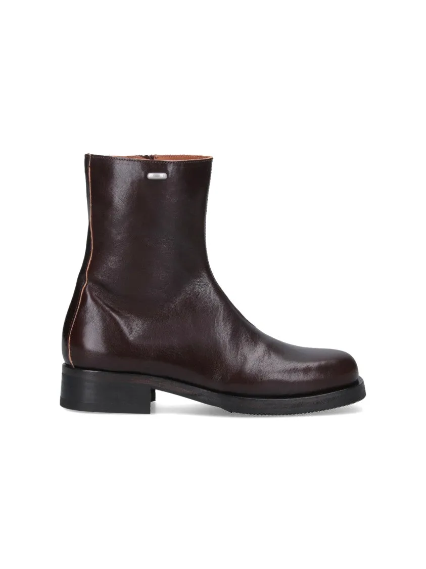 Stage Fit Designer Label Camion Ankle Boots ?C Brown