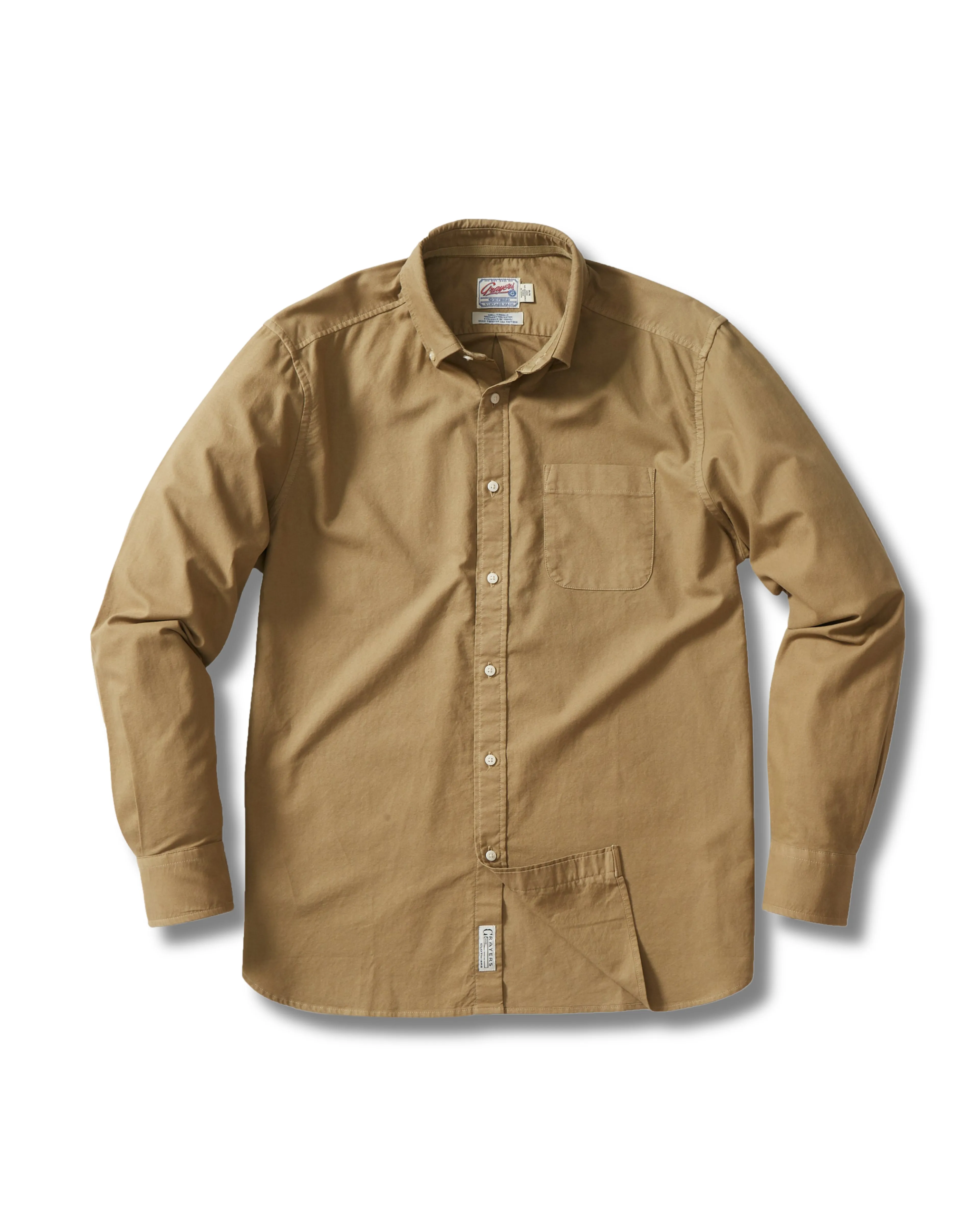 SlimFit Eagle Creek Vintage Oxford - Olive