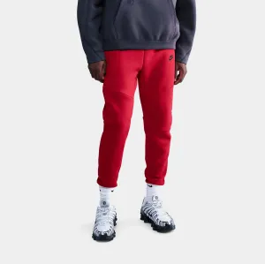 NSW Tech Fleece Jogger Mens Sweatpants (Red/Black) Odor Control Treatment Stay Fresh
