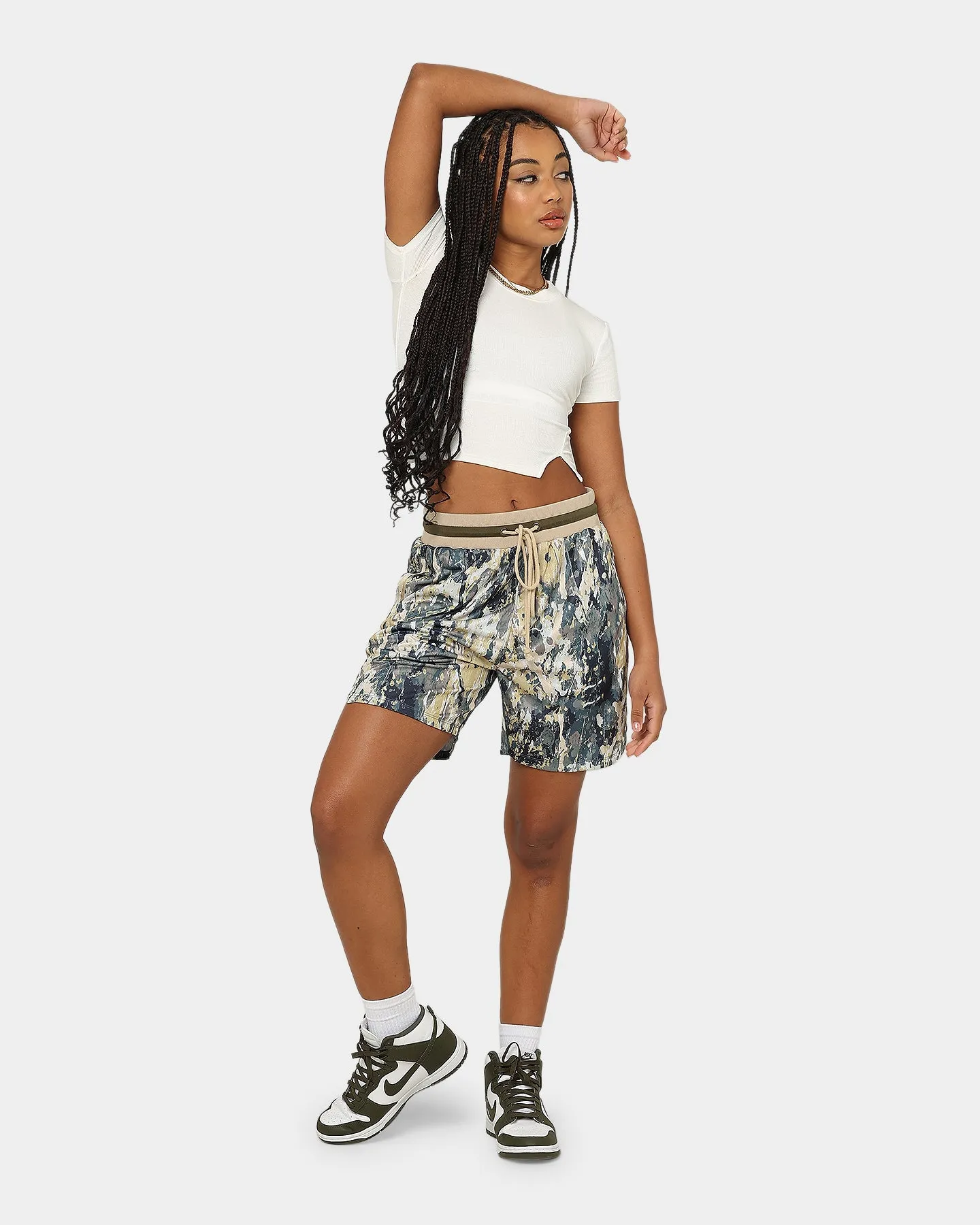 Carre Splatter Ball Shorts Multi-coloured Sport Fit Design