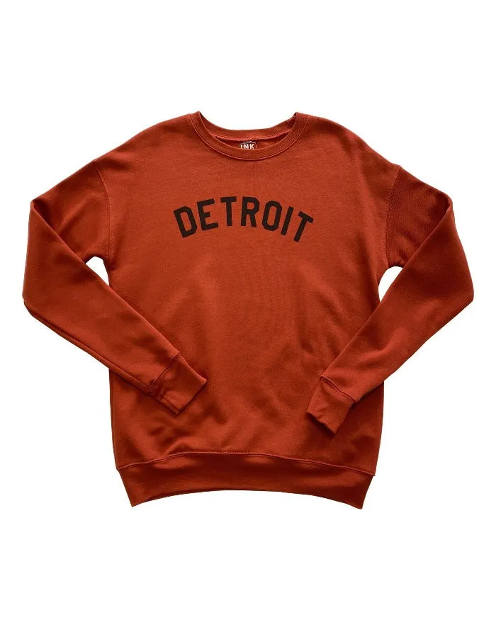 Ink Detroit - Classic Crewneck Sweatshirt - Brick Generic casual party