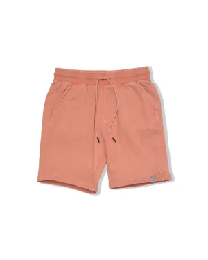 Stylish Look Sporty Style Sunfaded Terry Shorts 7" - Canyon Sunset