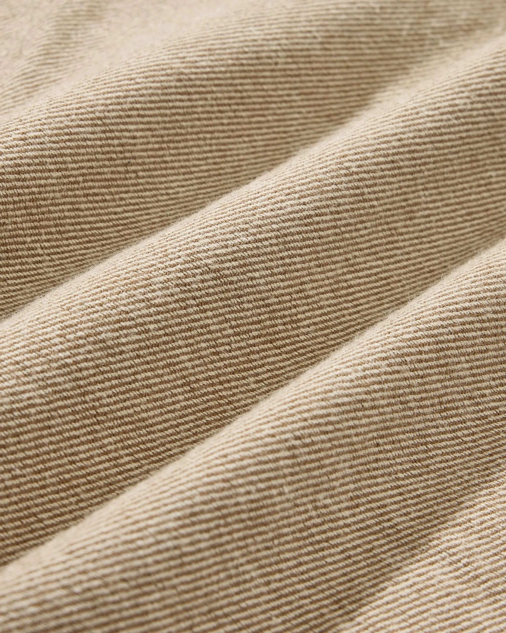 Hudson Brushed Twill Workshirt - Khaki Quick Fit Performance Unisex Fit