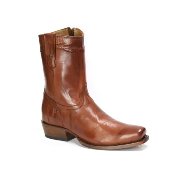 Stetson Men's Rebel Zipper Boot in Cognac All Day Comfort