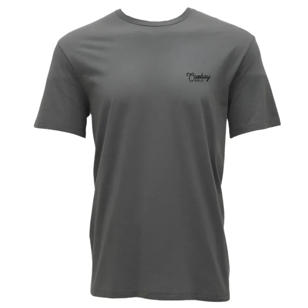 Comfortable Layering Daily Fashion Hooey Men's Easy Ridin' Graphic Tee in Steel Grey