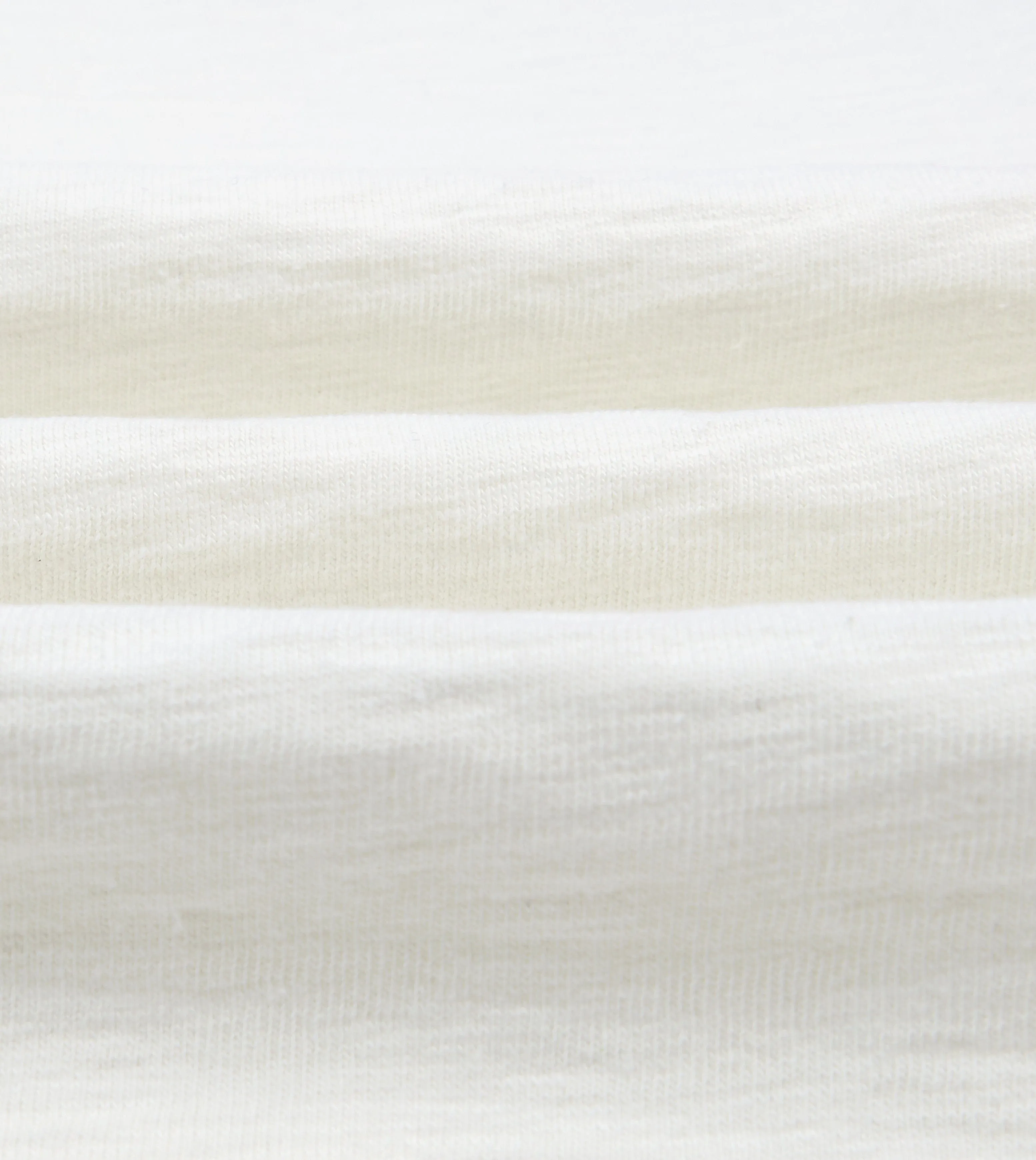 Ecru and Green Chevron Cotton Rugby Shirt SoftenedTexturedWeave Travel Essential