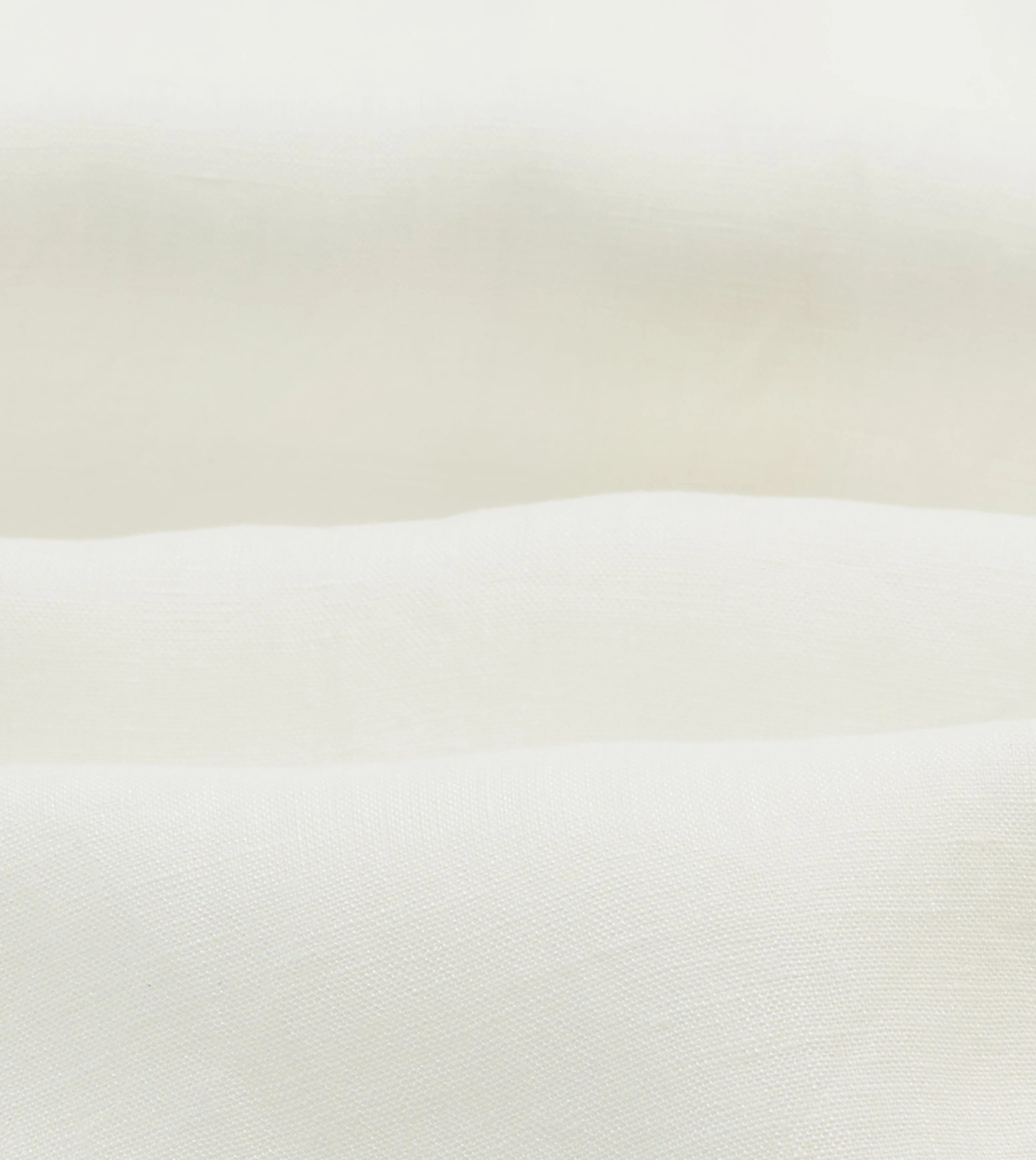 Ecru Linen Long Point Collar Shirt LowImpactDye Soft Texture