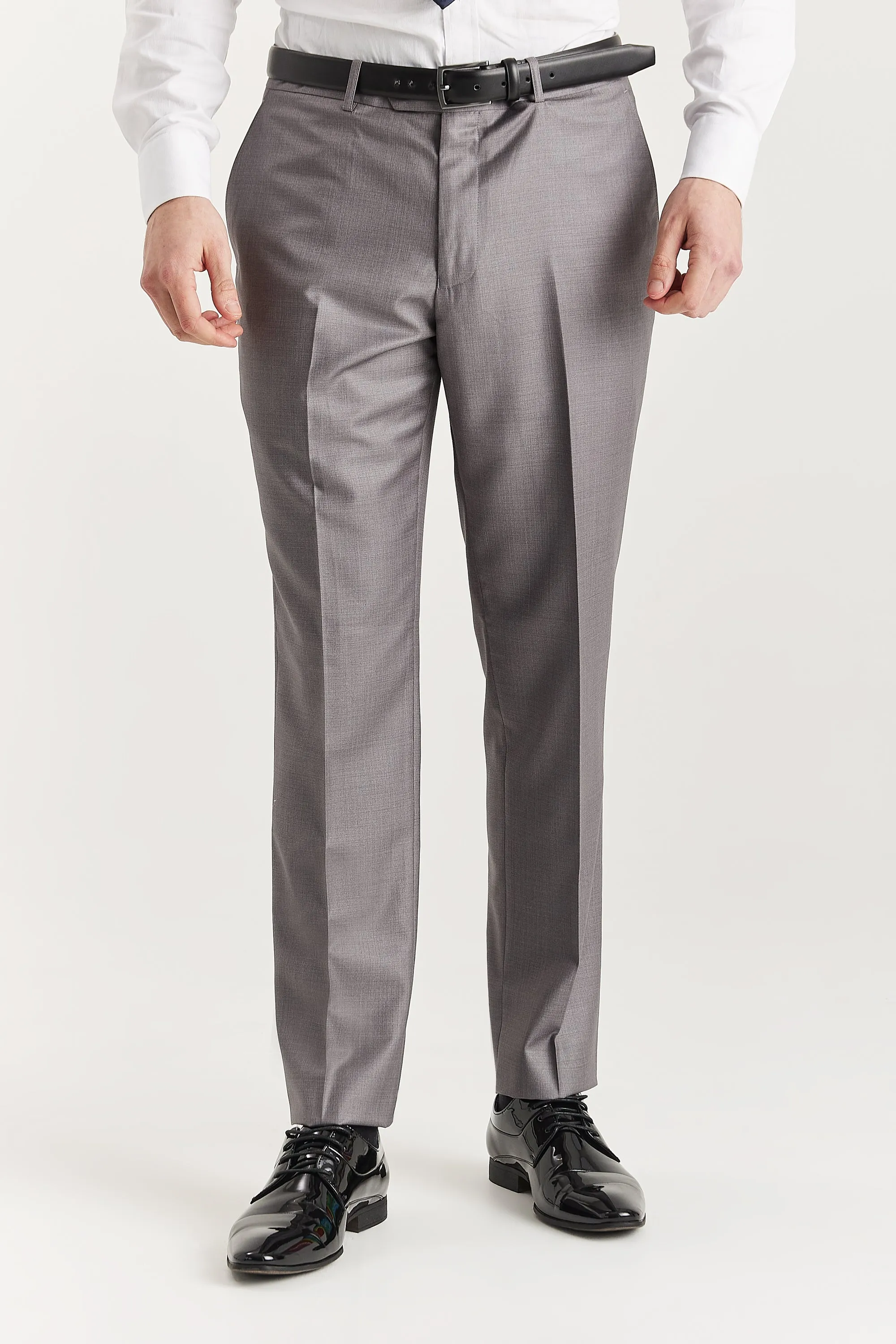 Sustainable Fabric Body Aligned Edward - Men's Grey Trousers