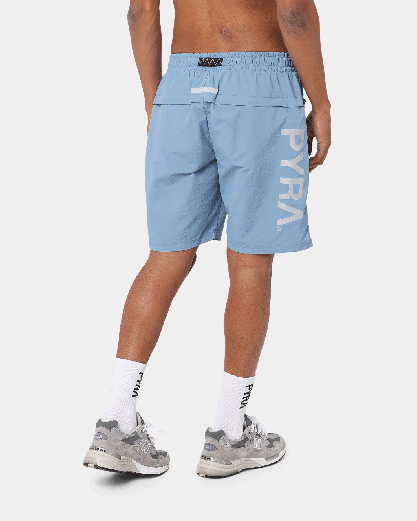 campers Collectible PYRA Future Nylon Shorts Blue