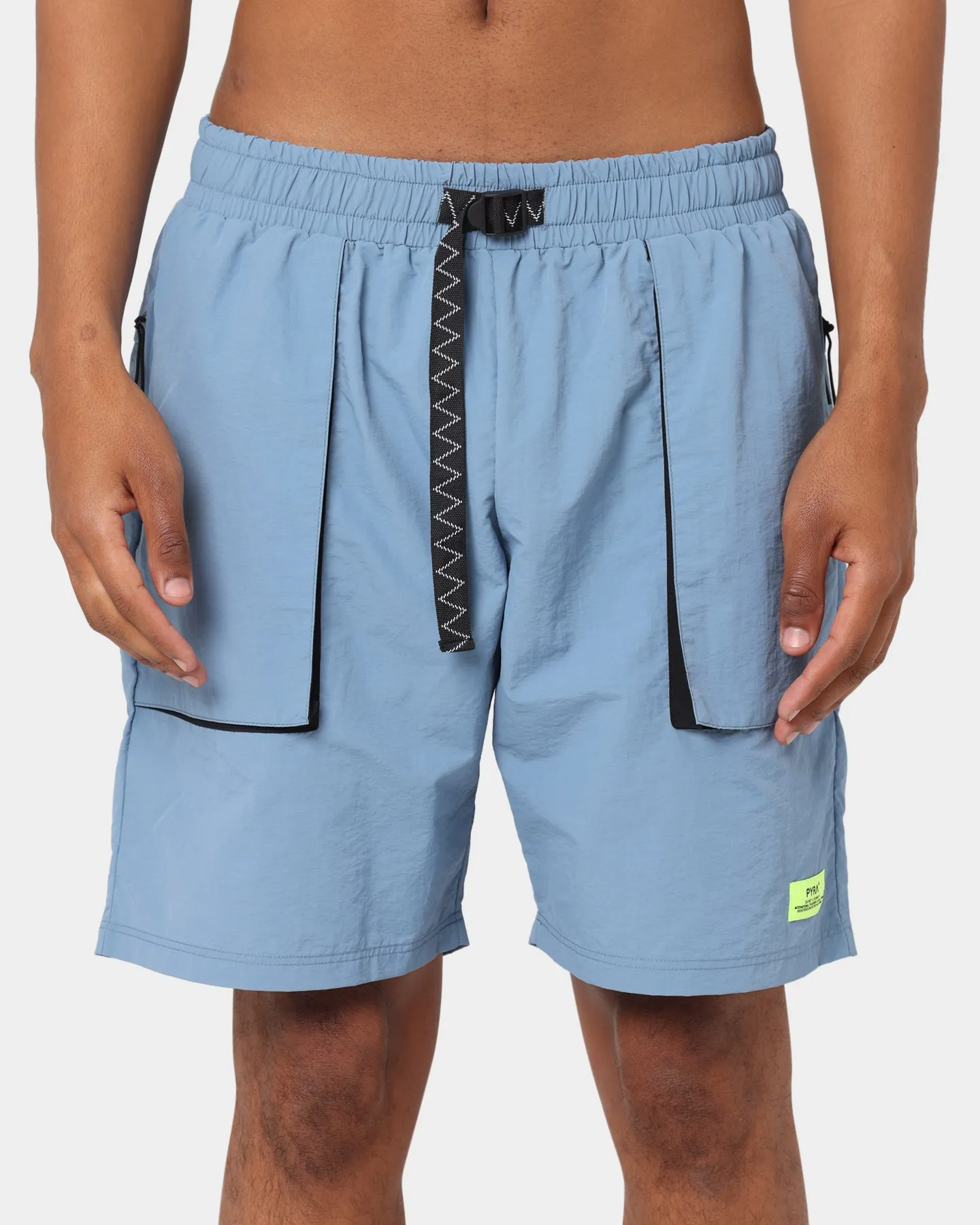 mountain style PYRA Future Nylon Shorts Blue