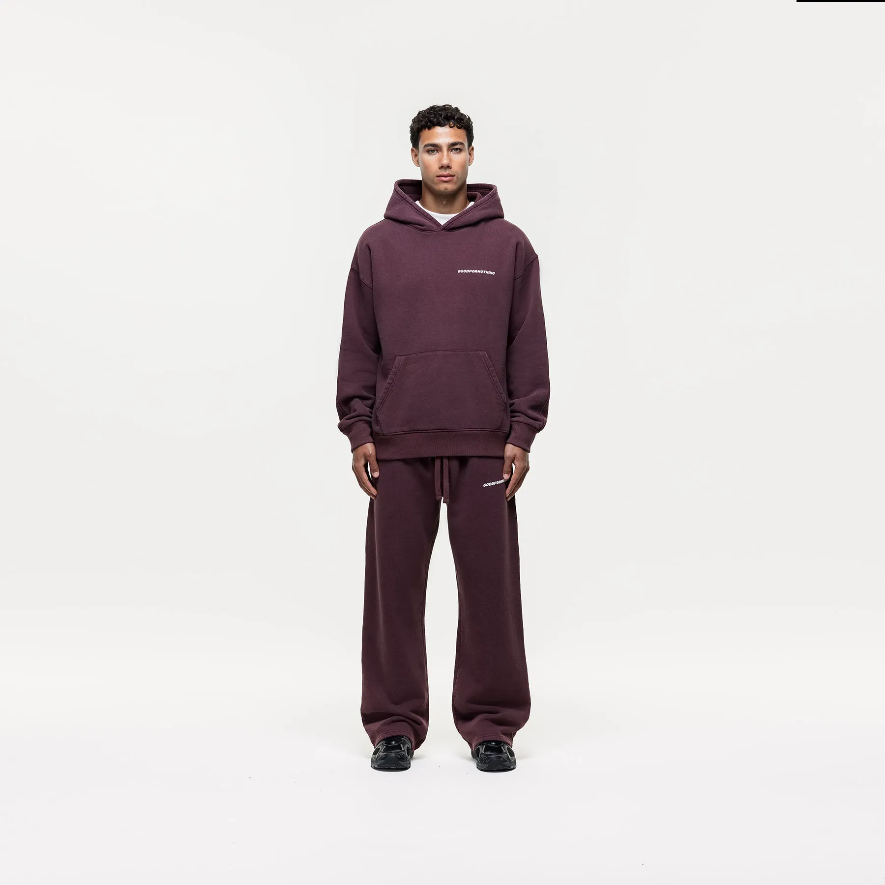 Vintage Washed Huckleberry Sweatpants Cozy Movement slim fit