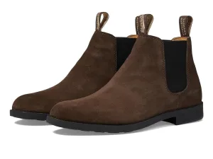 Stylish Pattern Blundstone BL2391 Boots Men's  Brown Suede Round Toe Ankle Chelsea ZOGG510