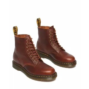 Dr. Martens 1460 Ambassador Boots Unisex  M8/W9 Brown Leather Round Toe VER202 day use Polished Leather Finish