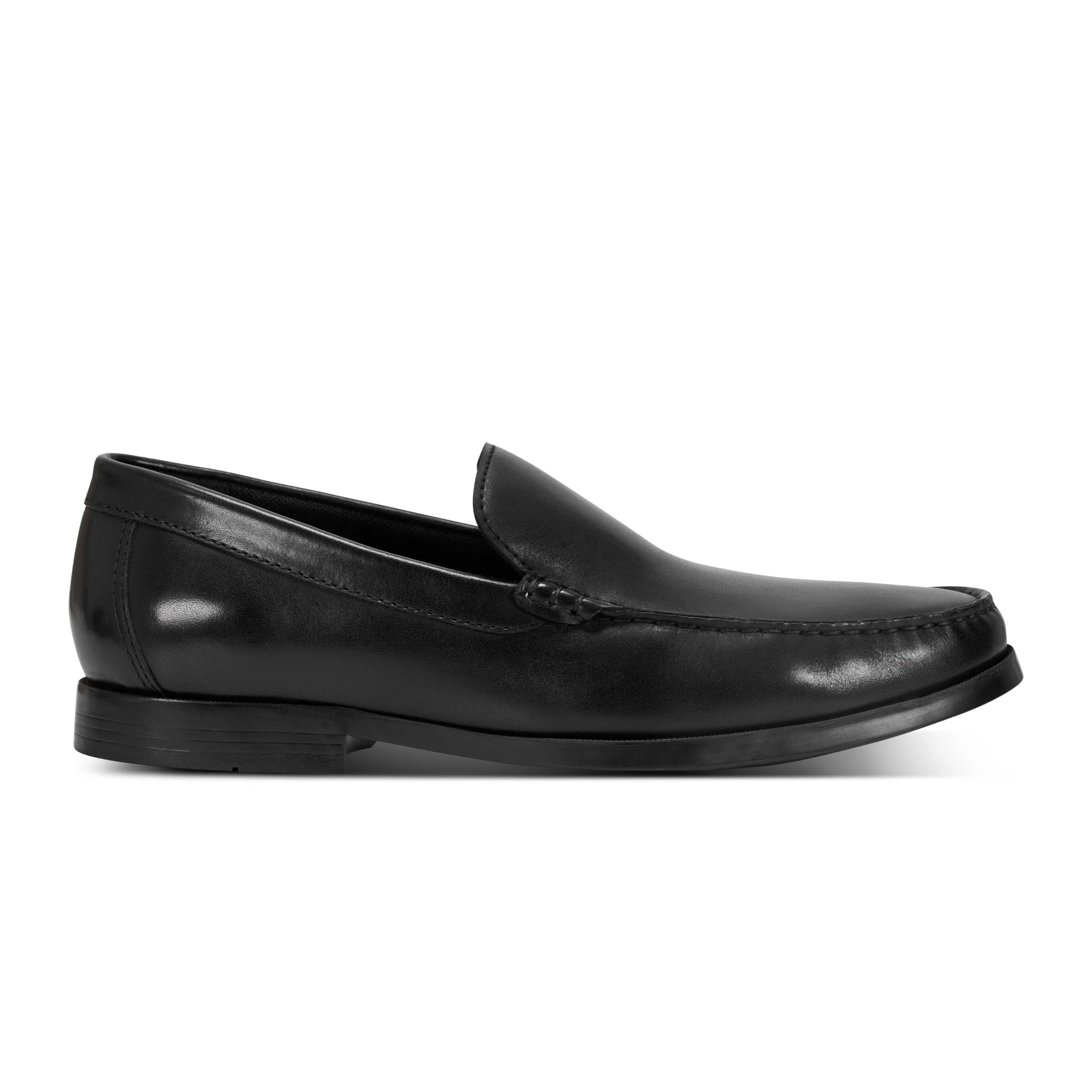 Elastic Goring Sharp Silhouette Men's Whitley Dress Slip-on Flat Loafers