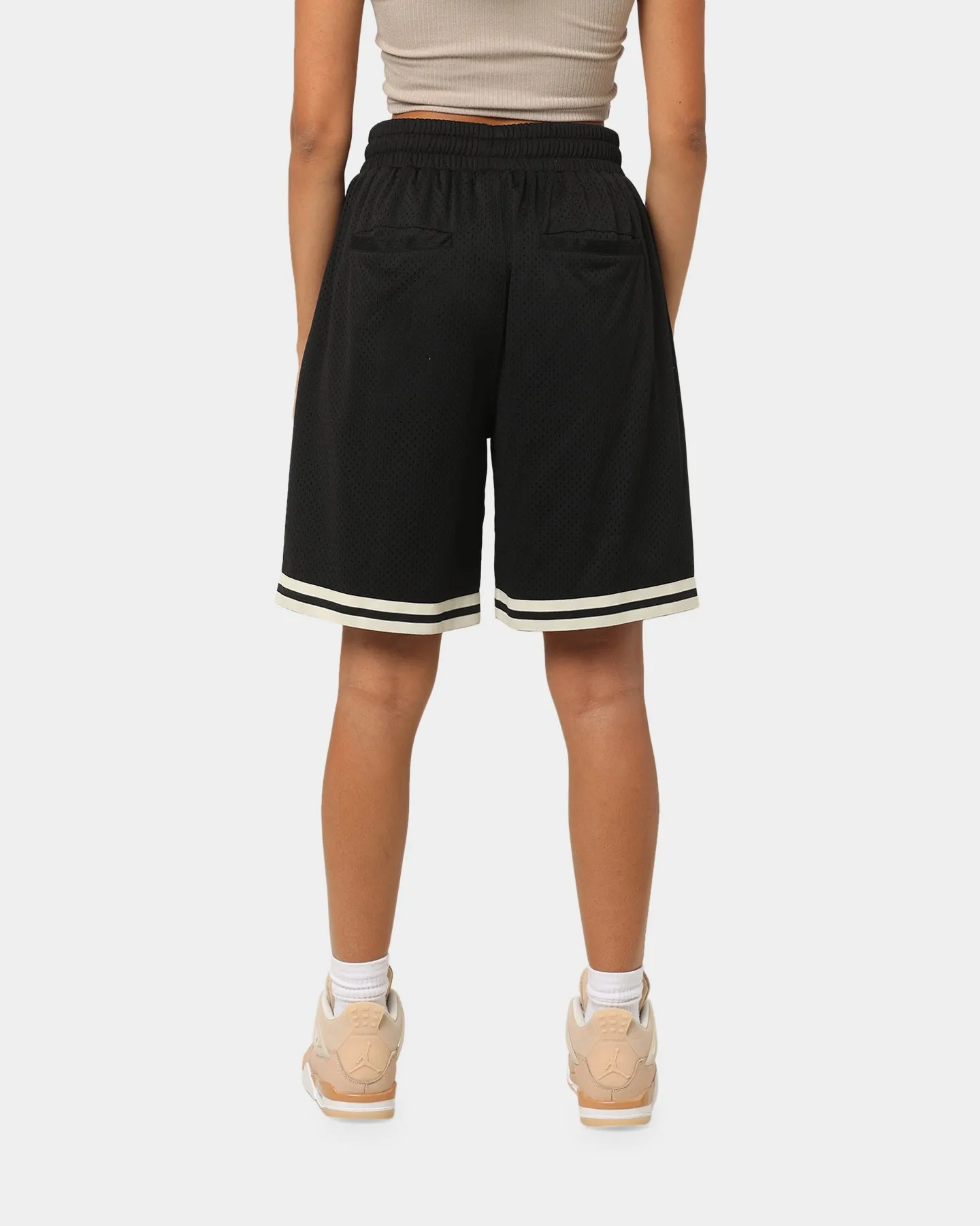 Gusseted Crotch Design ethical fashion EN ES Team Basketball Shorts Black