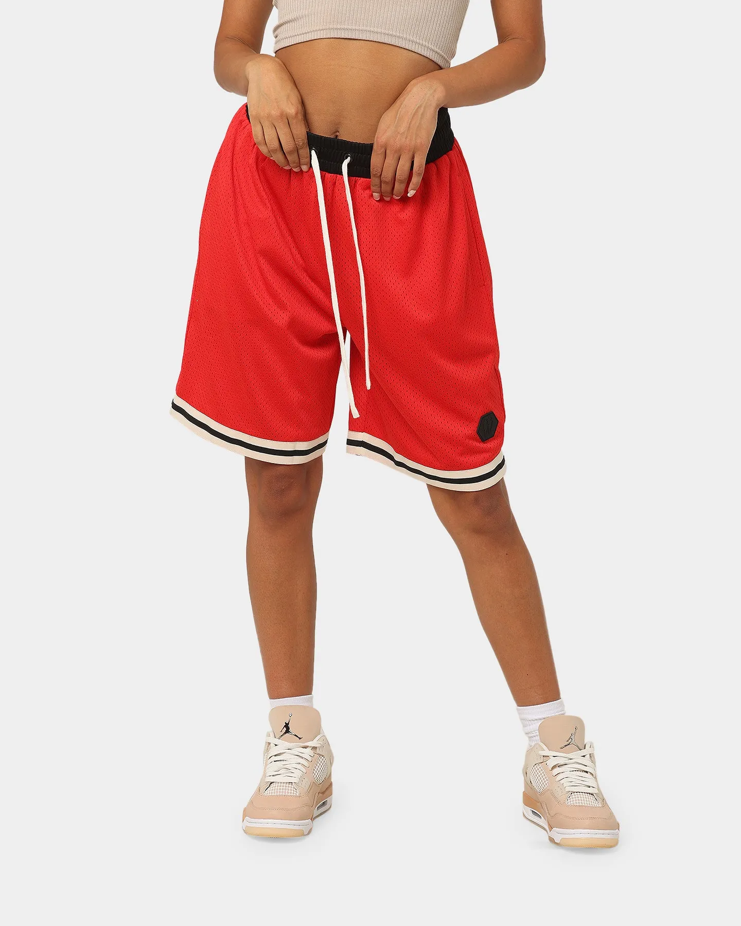 EN ES Team Basketball Shorts Red mix and match