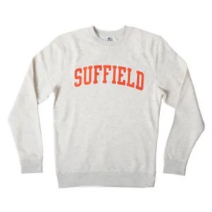 ES Sports Applique Oatmeal Crew Yoga Friendly Fashionable Hoodie