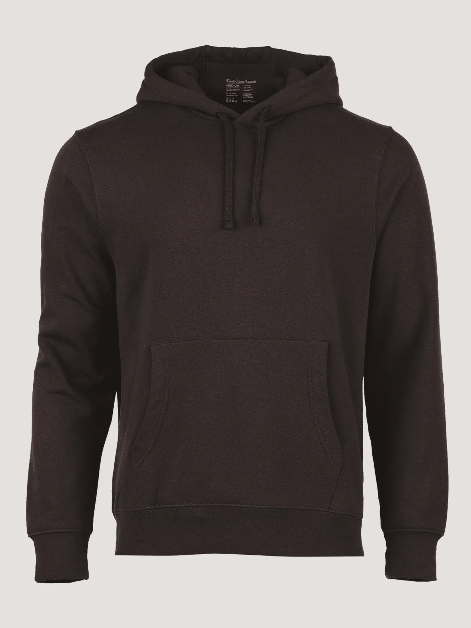 Espresso Pullover Hoodie Comfy Feel Essential Bold
