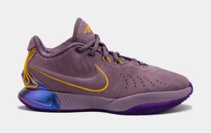 Lebron XXI Freshwater Mens Basketball Shoes (Violet Dust/Melon Tint/Purple Cosmos) Quick Reaction