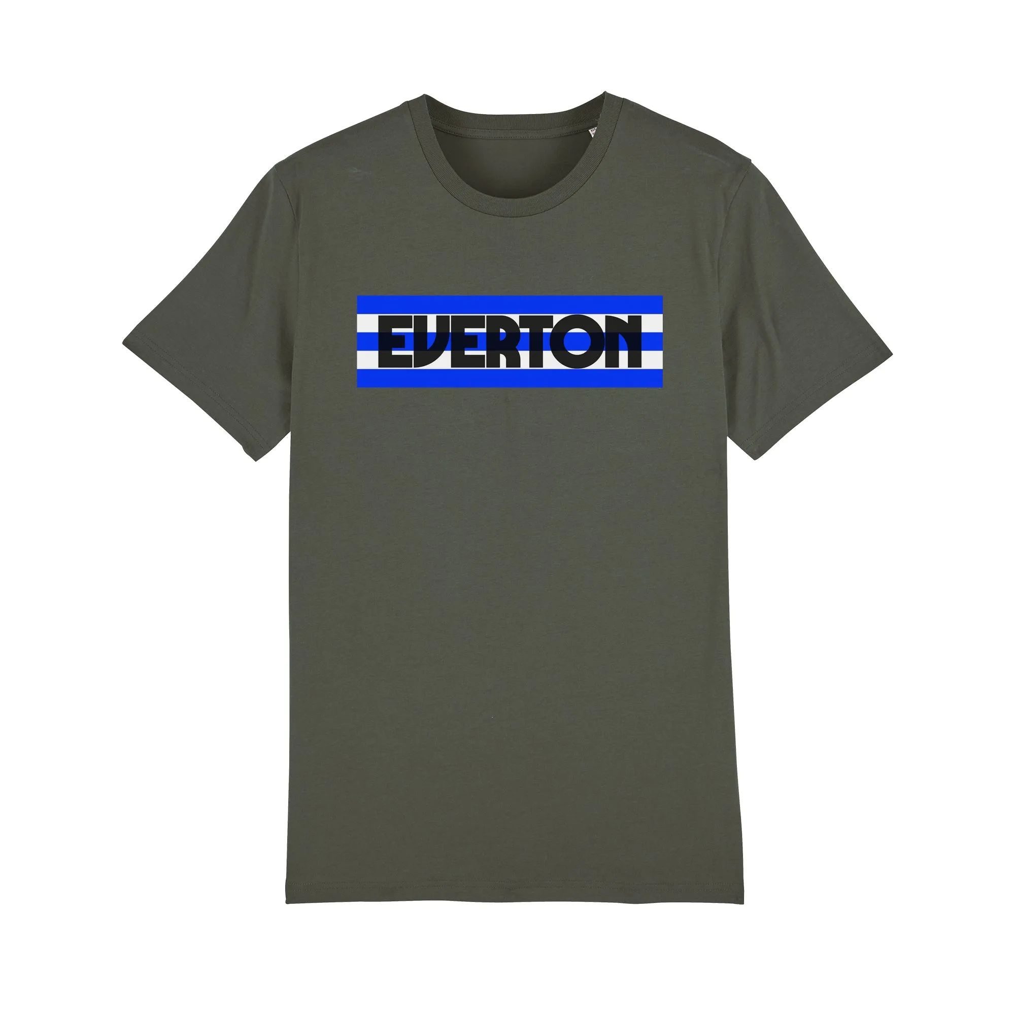 Everton Striped Banner Tee Multi Panel Design