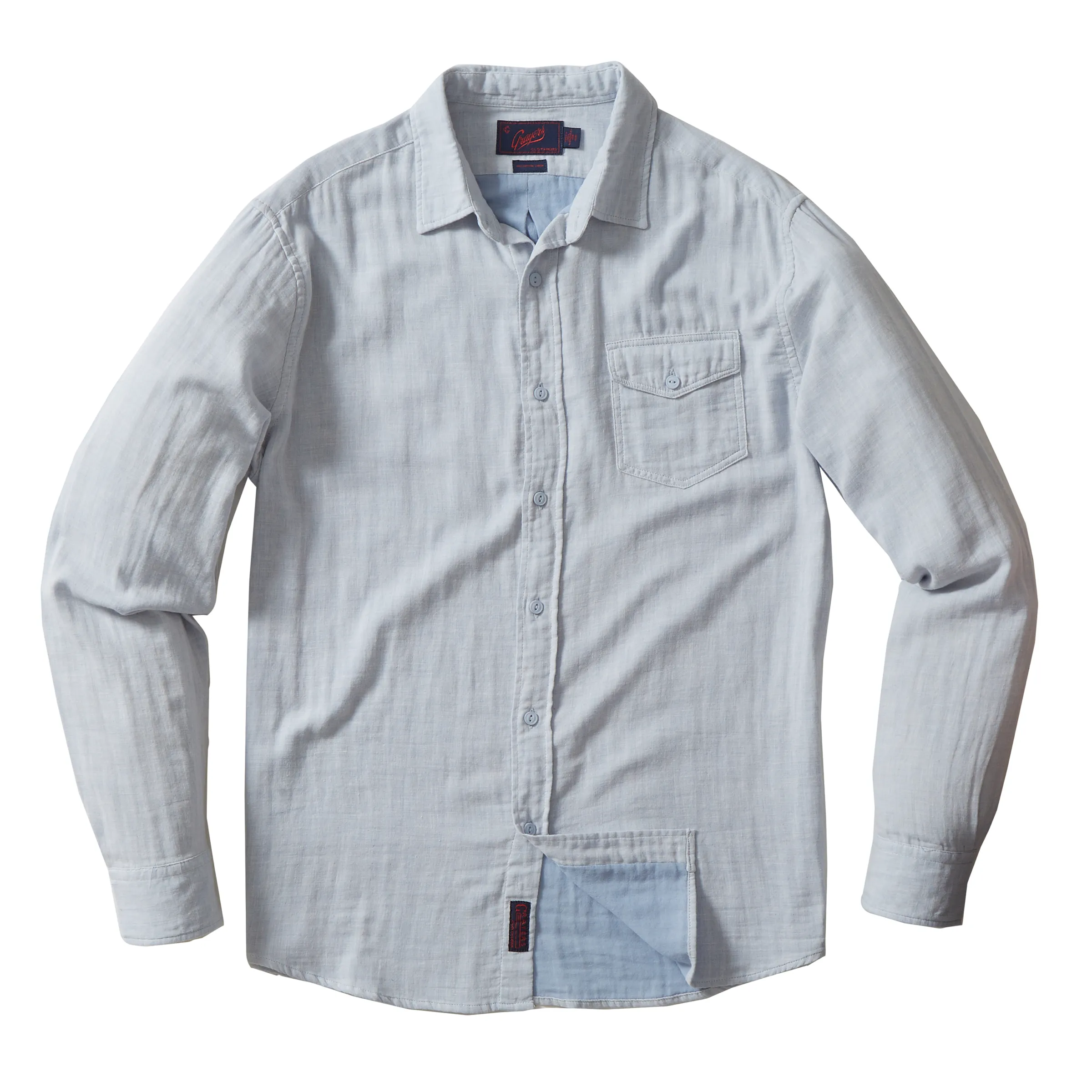 Daily Fashion Hammond Double Cloth Shirt - Blue Chambray