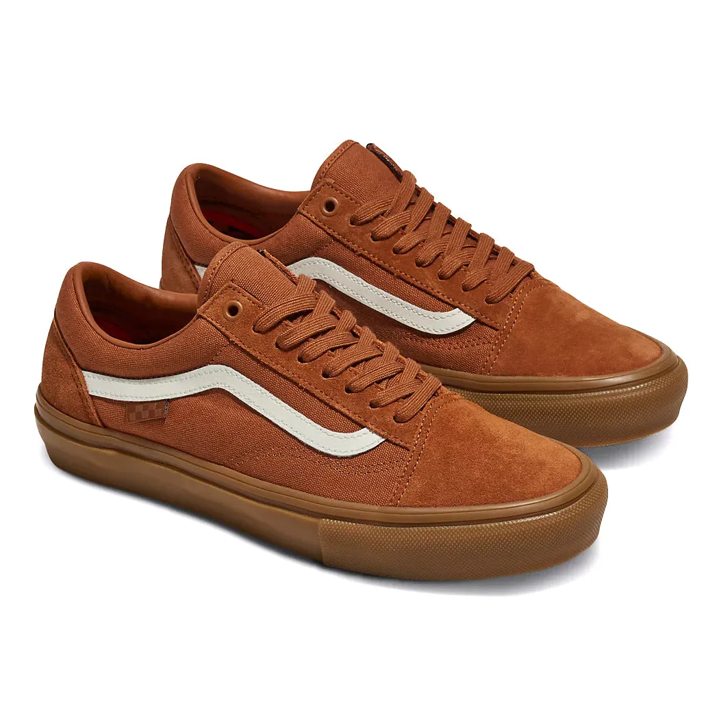 Vans - Old Skool (Brown/Gum) Grass Step Natural Feel