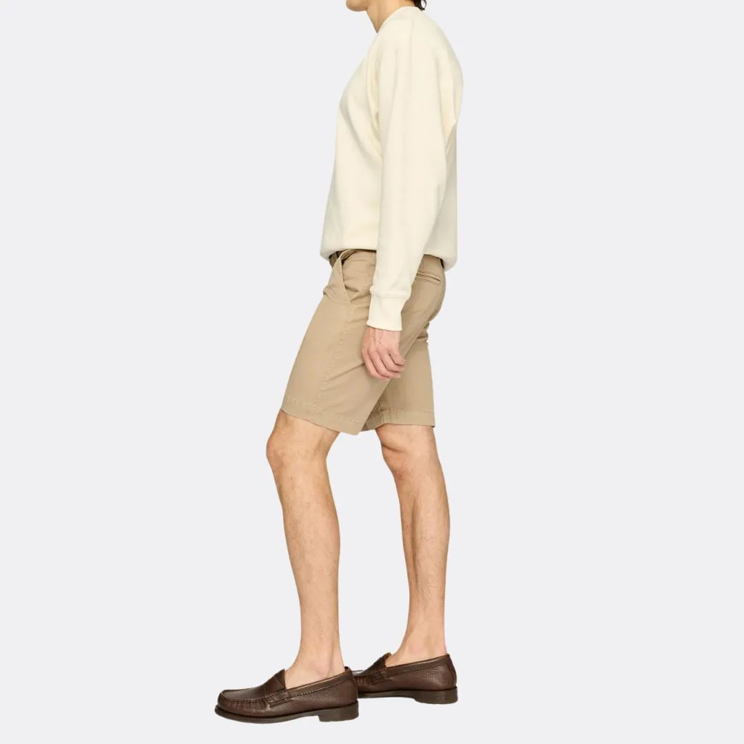 UV Protection Fabric Flexible Gusset Jake Chino Short (Soft Beige)