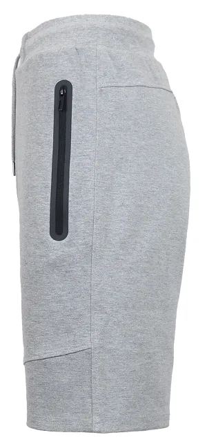 day trip comfortable attire Men's Tech Fleece Jogger Lounge Shorts with Zipper Pockets