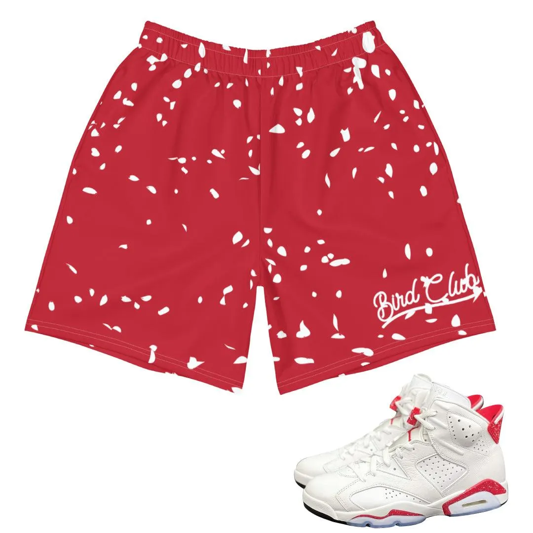 Retro 6 Red Oreo Shorts Casual Vibe
