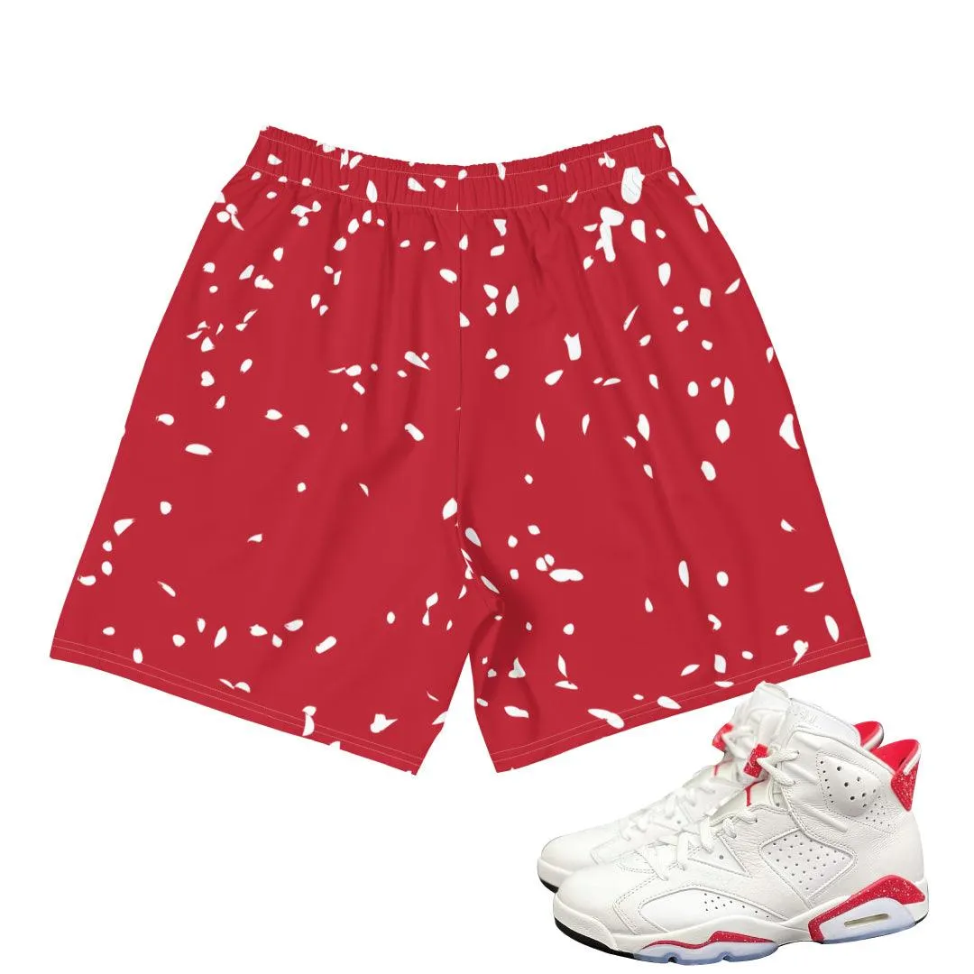 Retro 6 Red Oreo Shorts Durable Waistband