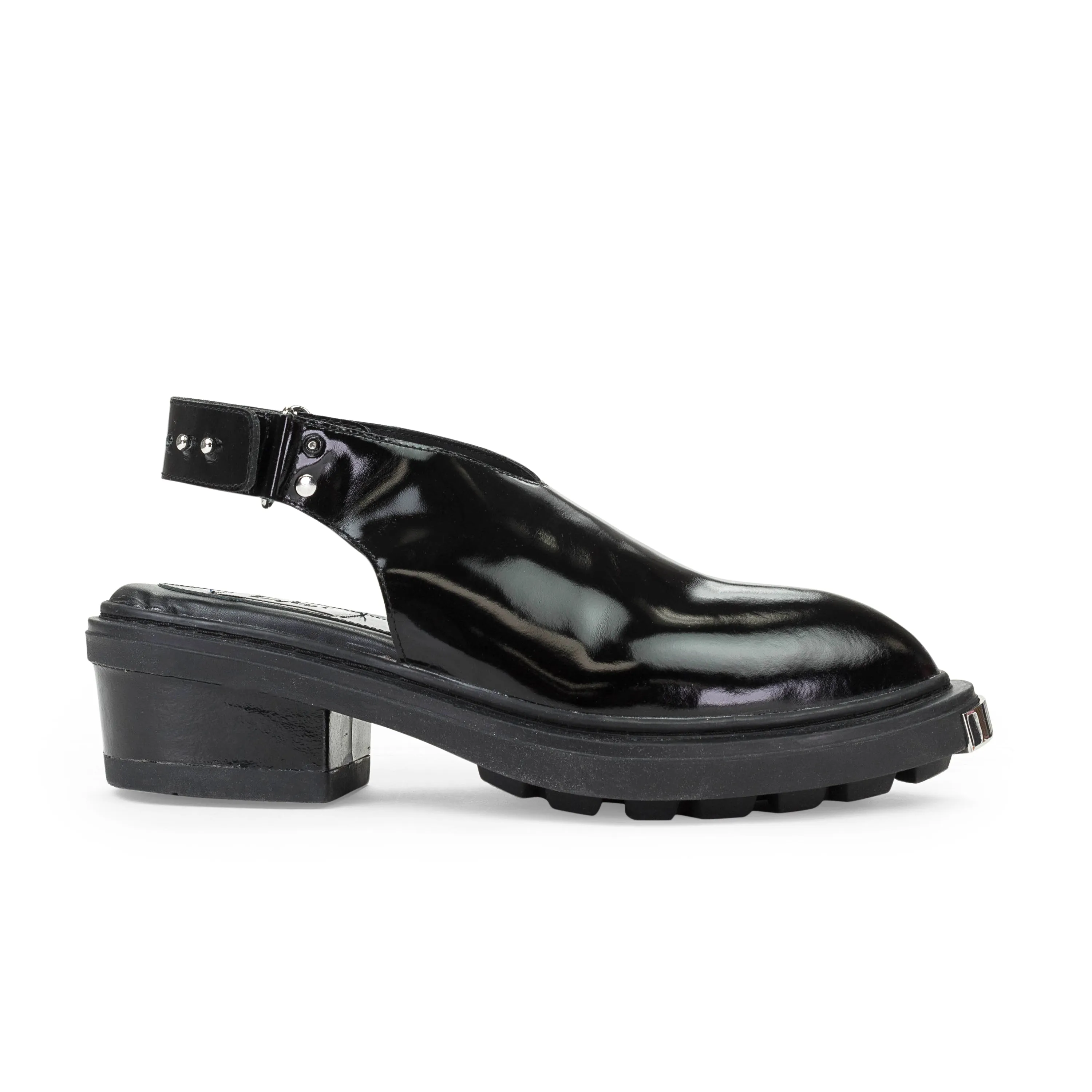 Eytys Carmen Patent Boots - Black Open Plan